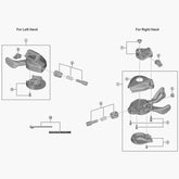 Shimano Sl-M7100 Right Hand Shifting Lever Unit Spares & Accessories