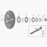 Shimano Cs-M8100 Spacer A 0.95 Mm Spares & Accessories