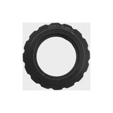 Shimano FC-M9100 lock ring and washer replacement parts for crankset, showing metal components on a white background.