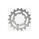 Shimano CS-M9100 16T sprocket replacement for mountain bike drivetrain, showcasing the gear teeth and black metal component.
