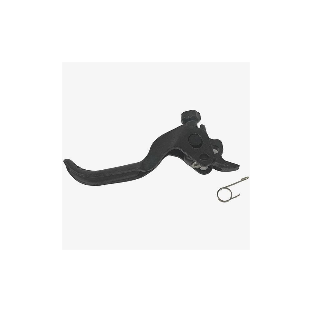 Shimano BL-M8100 left hand brake lever component for mountain bike, showing close-up of the replacement part.