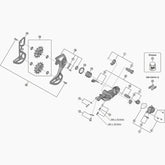 Shimano Rd-M8100 Cable Fixing Bolt And Plate Spares & Accessories