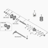 Shimano Fh-M8110-B Complete Hub Axle, 148Mm