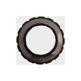 Shimano SM-RT10 lock ring and washer for secure disc rotor attachment on bike wheel, Shimano Spares component.