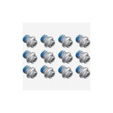 Shimano PD-M828 pedal components with short pins, pack of 12, genuine replacement spare parts for mountain bike pedals.