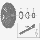 Shimano Cshg81-10 Sprocket Wheel 11T Spares & Accessories