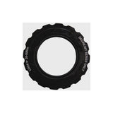 Shimano FC-M6100-1 lock ring and washer for crankset maintenance, compatible with Shimano components, shown on a white background.