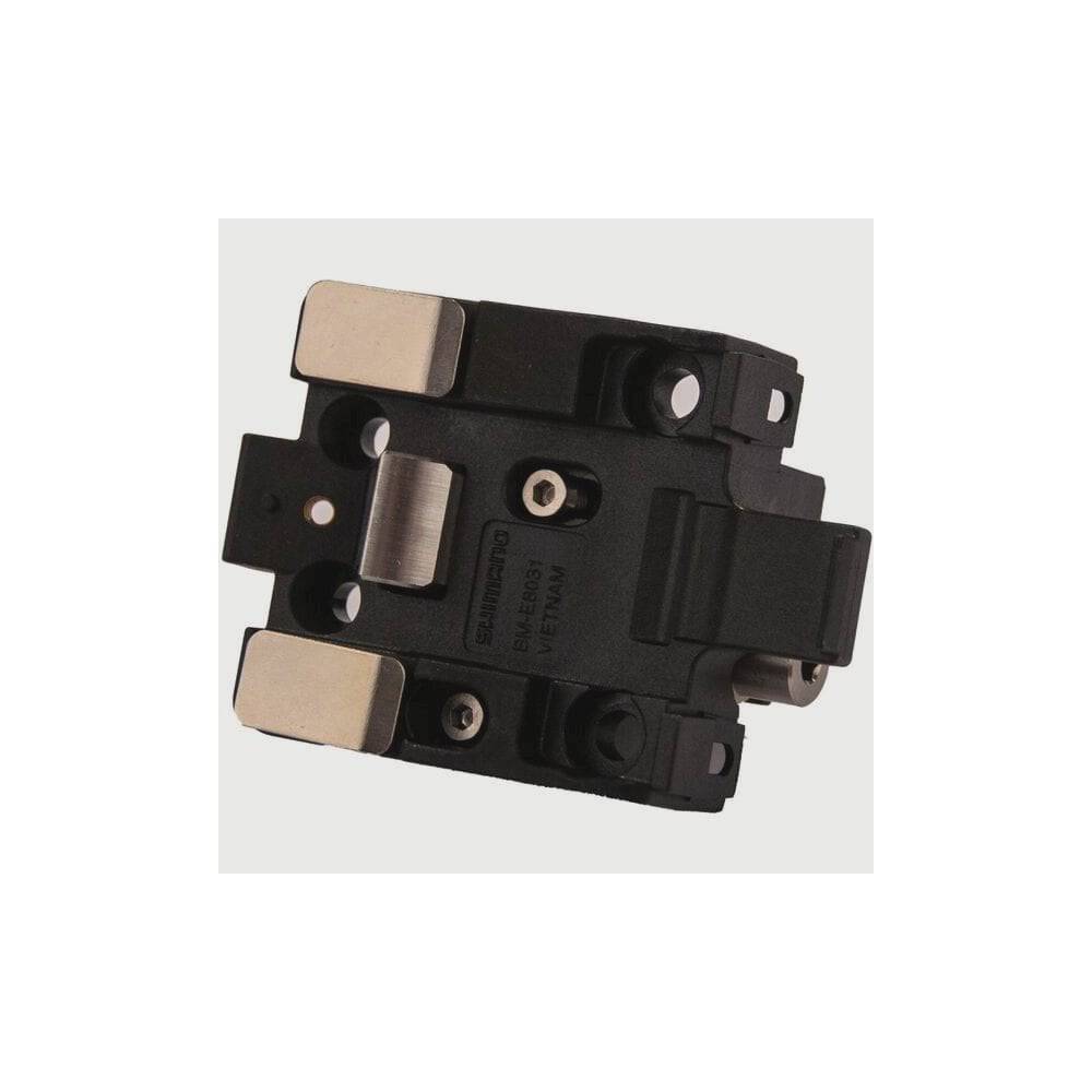 Shimano Spares BM-E8031 upper mount unit for e-bike transmission systems, close-up of component with mounting details.