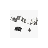 Shimano Spares BT-E8035 double latch unit for e-bike battery connection, close-up of component showing latch mechanism and connectors.