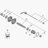 Shimano Fhmt401 Complete Hub Axle Hub Spares