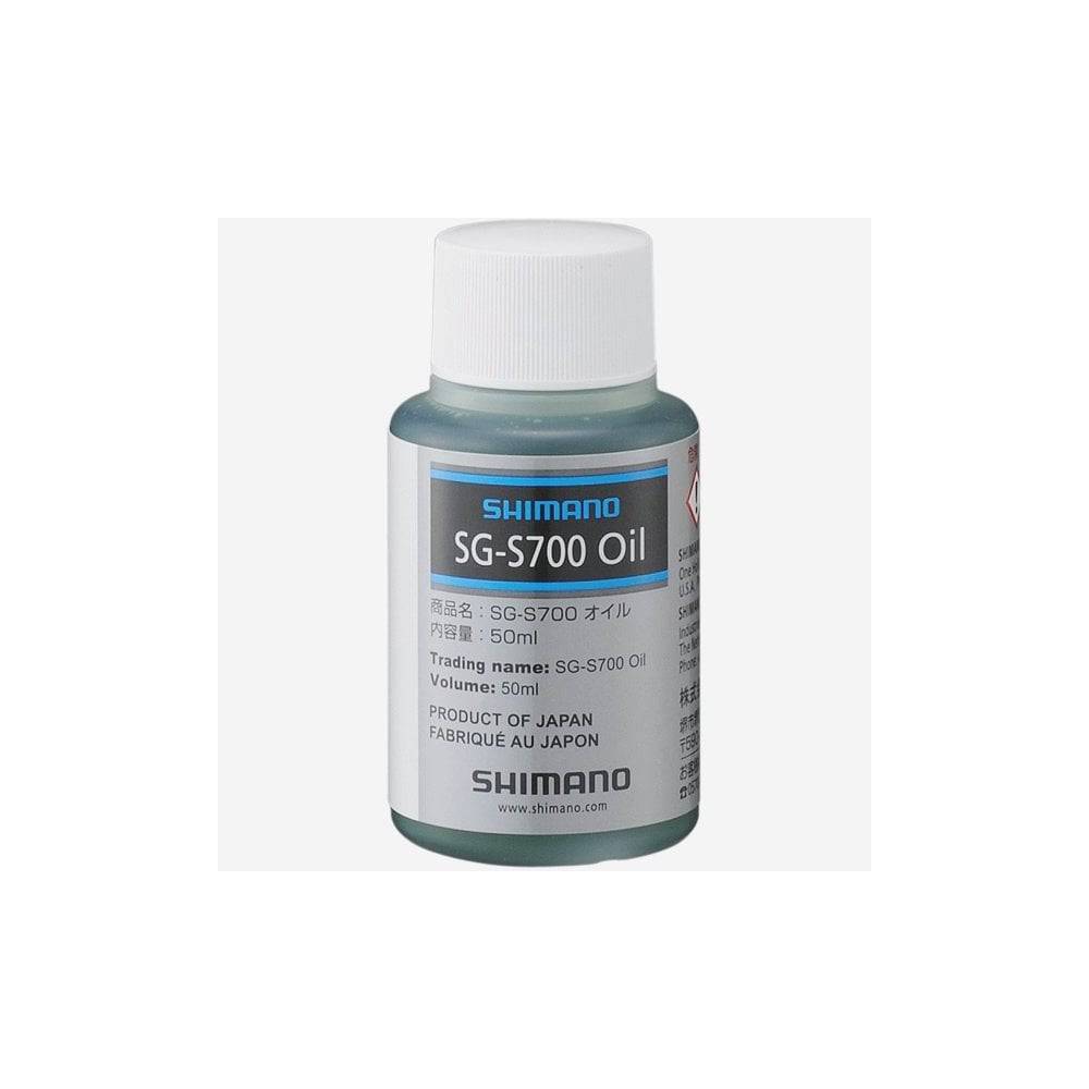 Shimano SG-S700 gear oil for bike maintenance, 50ml bottle, used for smooth shifting in bike gears and components.