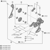 Shimano Rdm5120 End Adjust Bolt & Plate Spares & Accessories