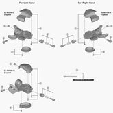 Shimano Slm3100 Main Lever Cover&Fix Screw Spares & Accessories