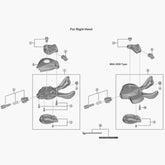 Shimano Slm4100 Rh Base Cover Spares & Accessories