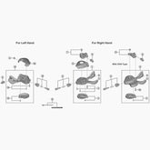 Shimano Slm5100-I Rh Bracket Unit Spares & Accessories