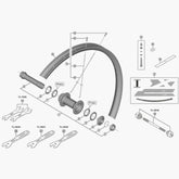 Shimano Wh-M8120-Tl-F15-B-29 Spoke 293Mm Spokes