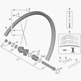 Shimano Wh-Rx570-Tl Nipple And Rim Washer Wheel Spares