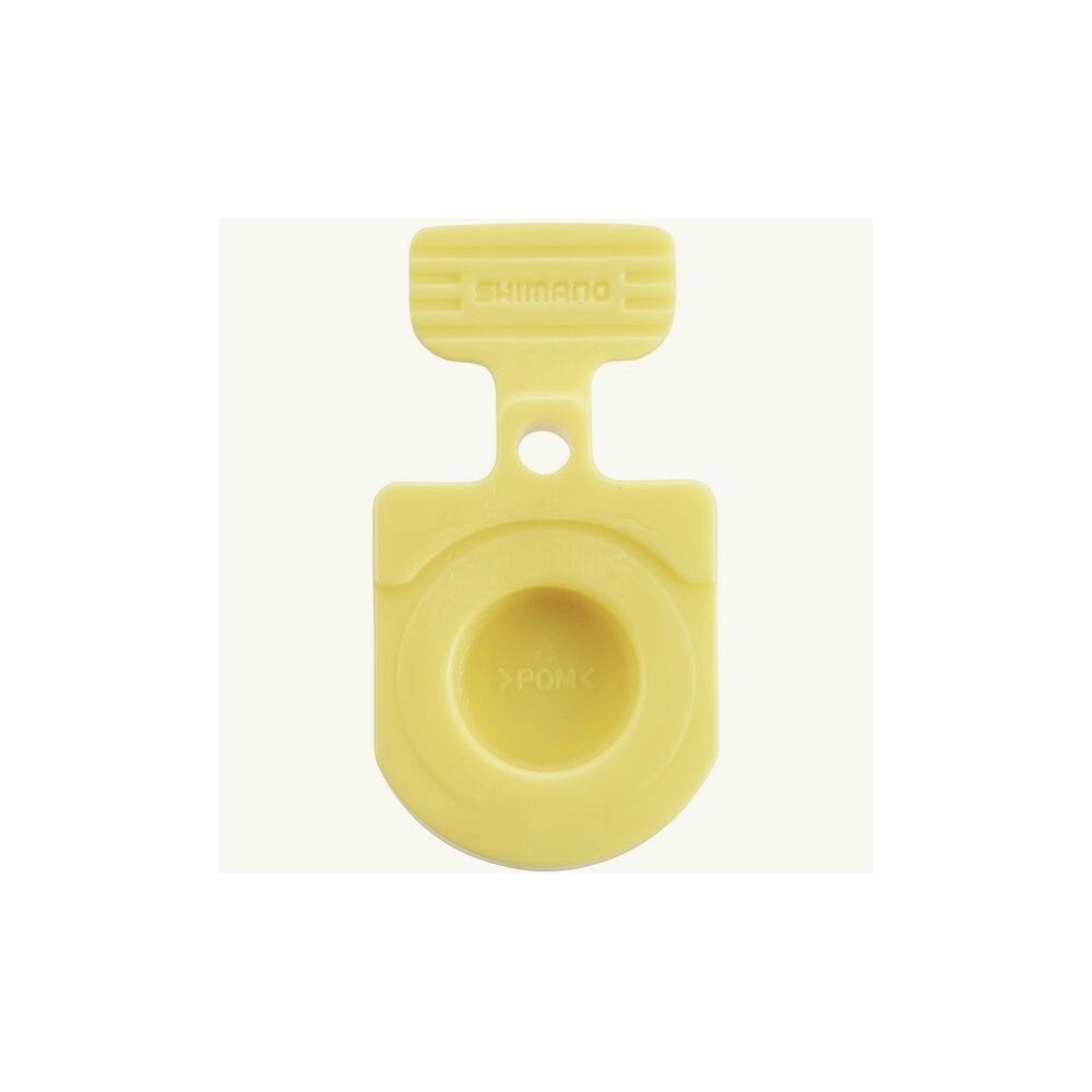 Shimano BR-R9270 brake bleeding spacer for Shimano Spares bicycle brake maintenance components on white background.