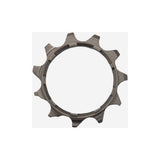 Shimano CS-R9200 11-speed sprocket with built-in spacer, replacement component for Shimano cassette, in metallic finish.