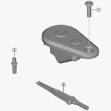 Shimano EW-SW100 M3 Fix Bolt for brake cable fixing, replacement component for Shimano bike brake systems.