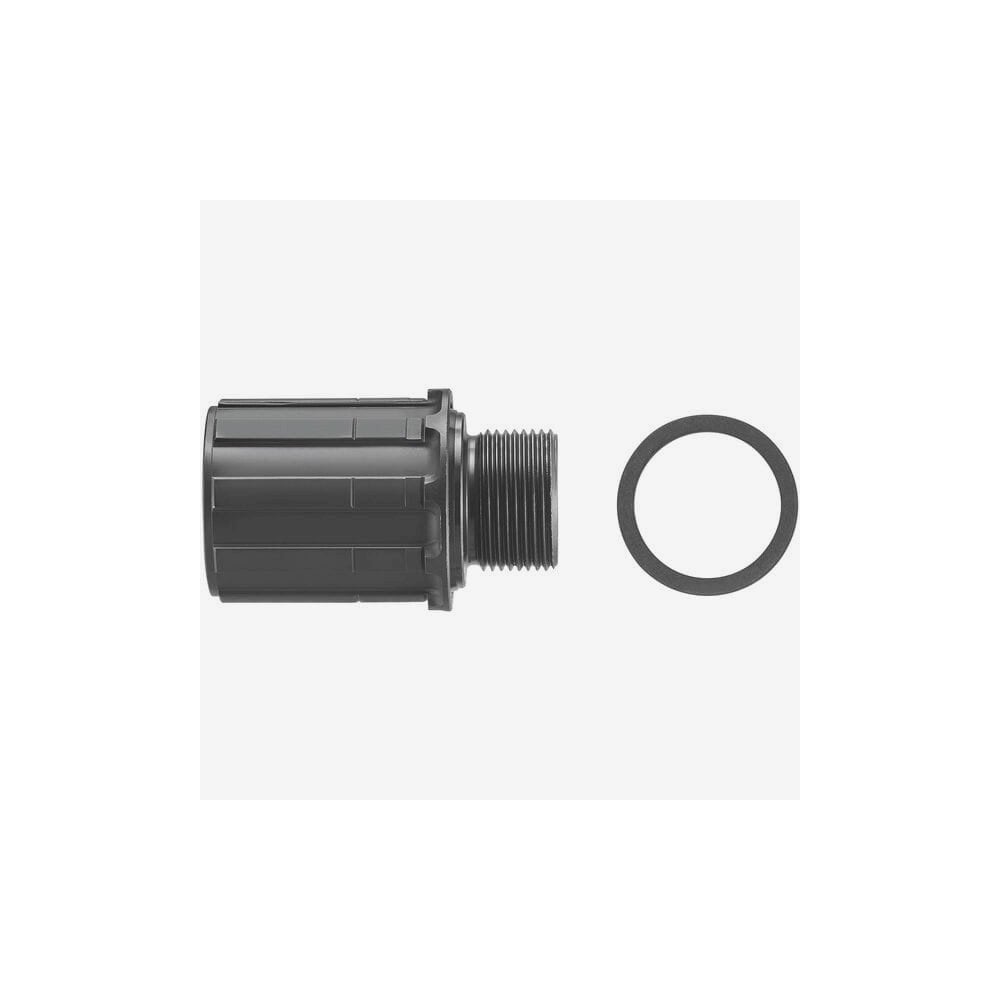 Shimano FH-RS470 freewheel body replacement spare part for bicycle hubs, showing the silver component with gear teeth.