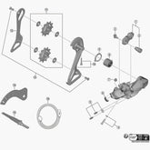 Shimano Rd-R9250 Charger Cover Spares & Accessories