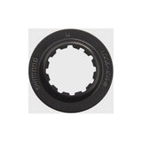 Shimano BR-M465 lock ring and washer set for brake system replacement, black components for bicycle disc brakes.