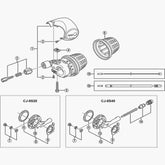 Shimano Spares SL-8S31 cable adjustment bolt unit for precise gear shifting on bicycle components.