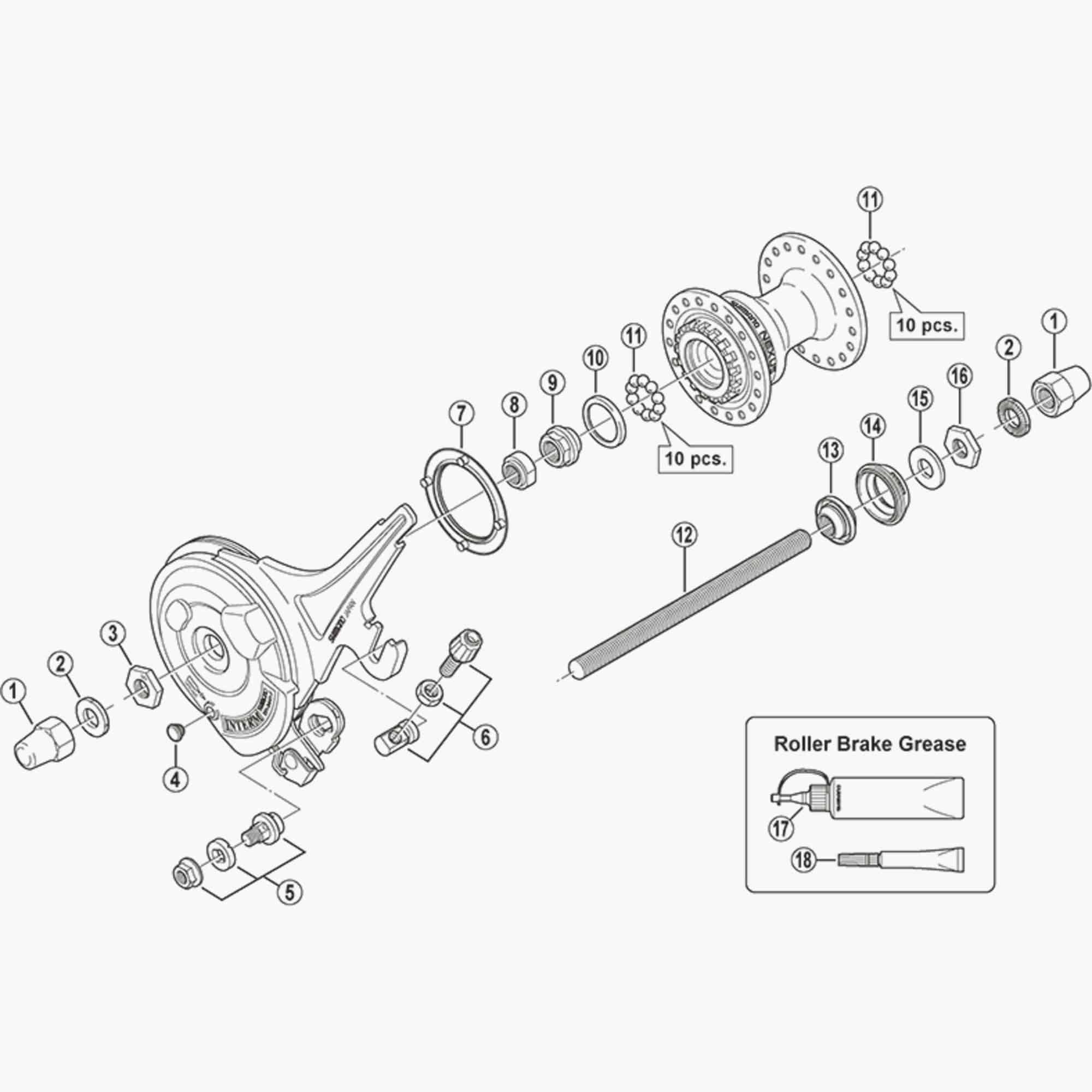 Shimano Spare Hbnx50 Left Hand Dust Cap
