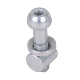 Thomson spare collar replacement bolt, washer, and nut set for seatpost stability, shown in a close-up image.