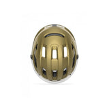MET Intercity MIPS helmet with adjustable visor, LED light, and NTA 8776 safety certification, used for cycling safety and protection.