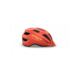 MET Crackerjack kids helmet with LED light, extended coverage, ventilation, and adjustable straps for kids' safety and comfort.