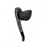 Pair of SRAM Rival1 brake levers with reach adjustment for precise control, mounted on bicycle handlebars.