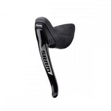 Pair of SRAM Rival1 brake levers with reach adjustment for precise control, mounted on bicycle handlebars.