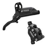 SRAM aluminum hydraulic brake lever in black with stainless hardware and bleeding edge tool for bicycle components.