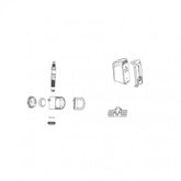 Sram Quarq Spare - Tyrewiz For Moto Battery Hatch And Valve (Including Valve Wrench) Wheel Spares