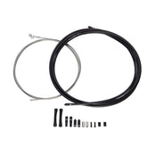 Sram Slickwire Pro Road Brake Cable Kit 5Mm (1X 850Mm 1X 1750Mm 1.5Mm Pol Ss Cables 5Mm Kevlar ® Reinforced Linear Strand Housing Ferrules End Caps Frame Protectors) Cables