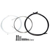 Sram Slickwire Pro Road/MTB Shift Cable Kit 4Mm (2X2300Mm 1.1Mm Elite Cable 4Mm Reinforced Linear Strand & 5Mm Seal System Housing Ferrules End Caps Frame Protectors) Cables