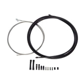 Sram Slickwire Road Brake Cable Kit 5Mm (1X 850Mm 1X 1750Mm 1.5Mm Coated Cables 5Mm Kevlar ® Reinforced Compression-Free Housing Ferrules End Caps Frame Protectors) Cables