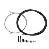 Sram Slickwire Road Brake Cable Kit 5Mm (1X 850Mm 1X 1750Mm 1.5Mm Coated Cables 5Mm Kevlar ® Reinforced Compression-Free Housing Ferrules End Caps Frame Protectors) Cables