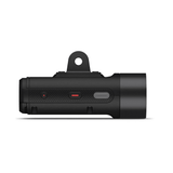 Garmin Varia Vue front cycling camera with 4K video recording and smart headlight, mounted on a bicycle handlebar.