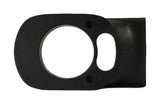 FSA STSP SMR ST rear cable cap for smooth shifting, shown on FSA stem component, in black with cable entry hole.