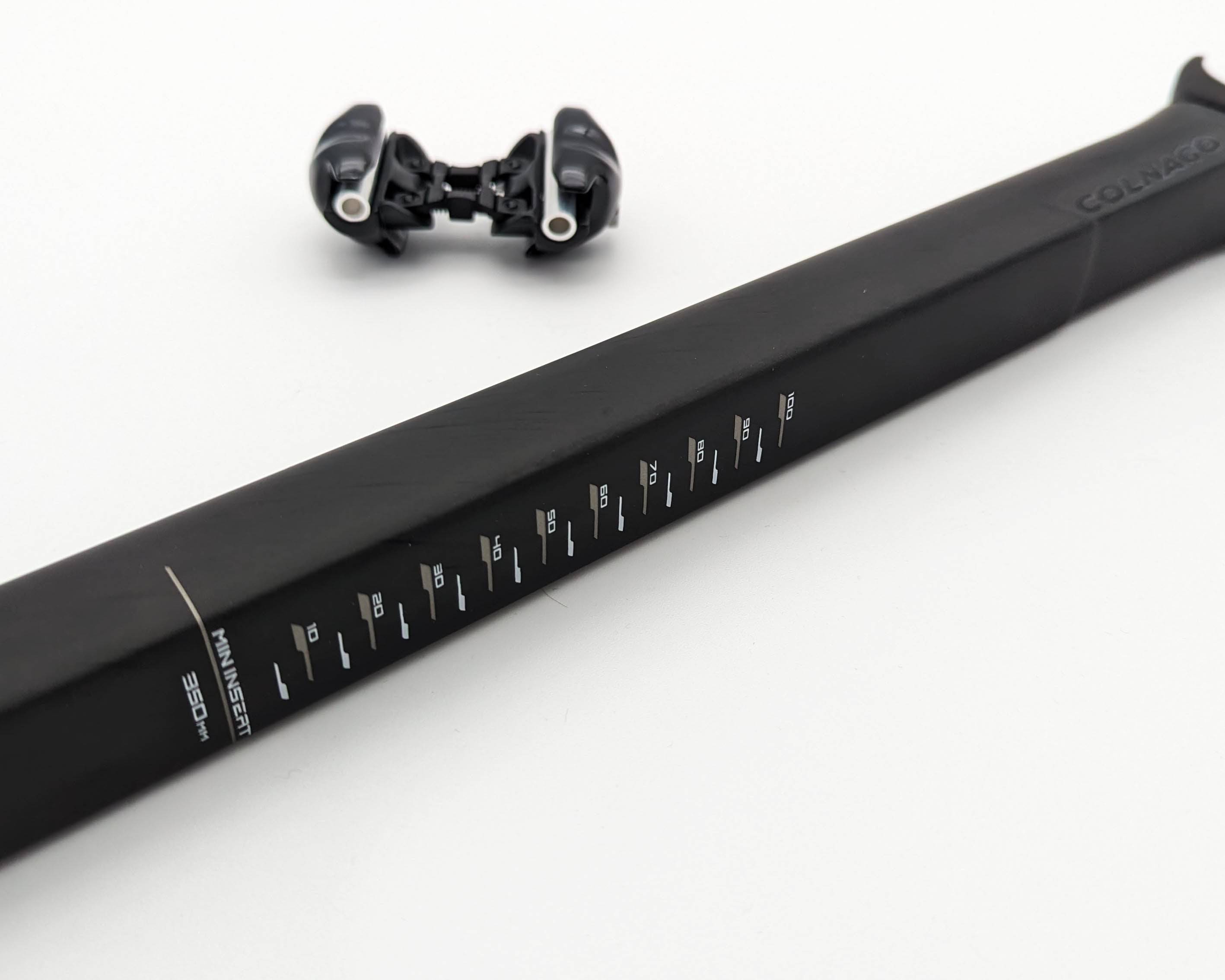 Colnago seat post for C68 V4Rs and C64 V3Rs models, durable bike component shown in the image.