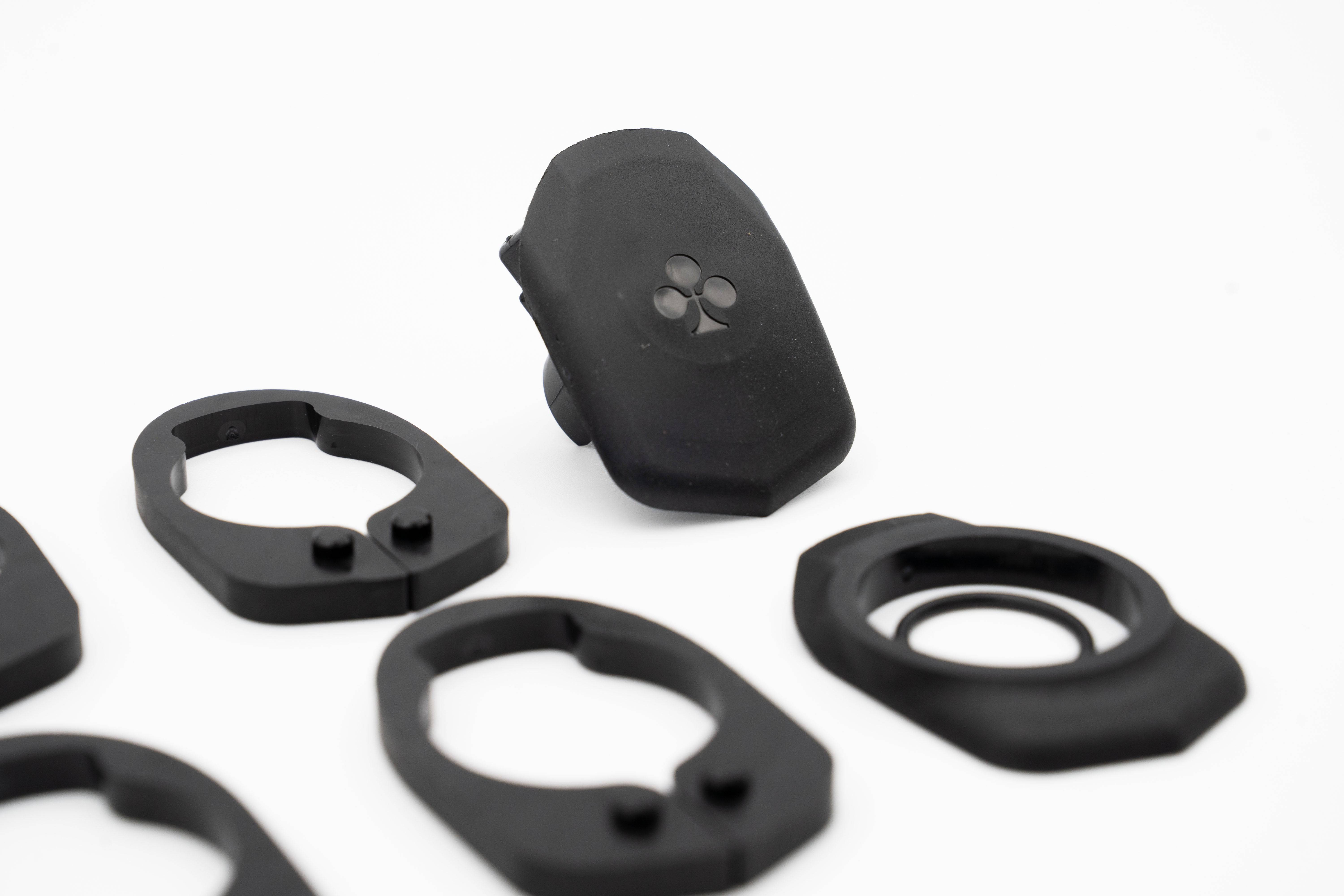 Colnago CC01 spacer and top cap kit for bike steering and stem stability, showing black components on a clean background