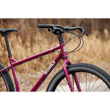 Surly Ogre chromoly steel mountain bike frame with sturdy construction, suitable for commuting and trail riding.