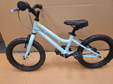 Blue Ridgeback Kids Melody 16-inch children's bike with training wheels, reliable and suitable for young riders.