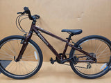 Ridgeback Kids Dimension 24-inch children's bicycle, blue and black frame, ready for riding, ex-demo bike for kids.