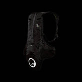 Ergon BP1 Gravity and Race backpack with space for BP100 back protector and hydration bladder, designed for cycling accessories.