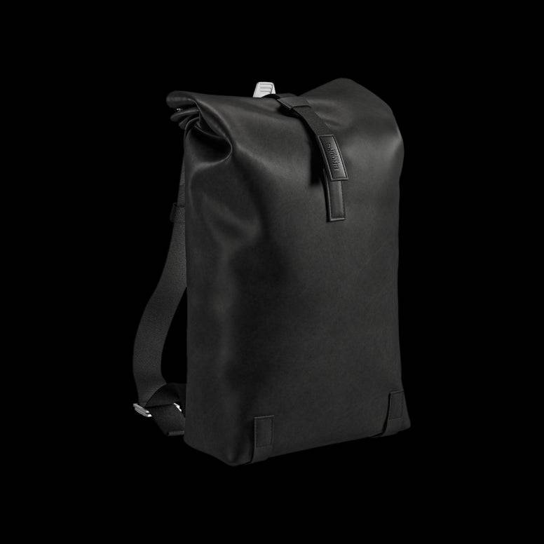 Brooks Pickwick leather backpack with laptop sleeve, handmade in Italy, ideal for urban cycling and daily accessories.