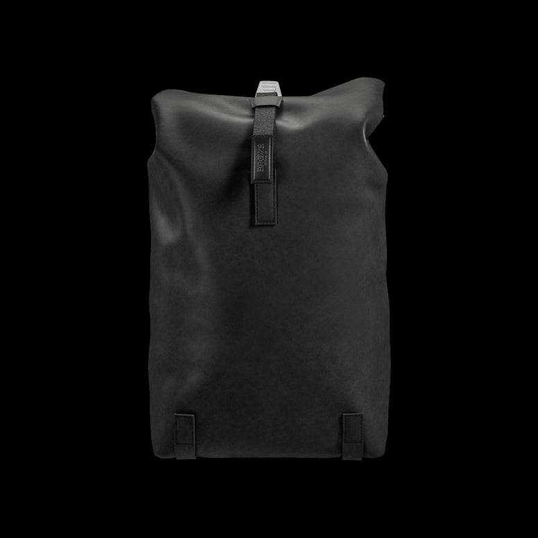 Brooks Pickwick leather backpack with laptop sleeve, handmade in Italy, designed for urban cycling and stylish accessories.